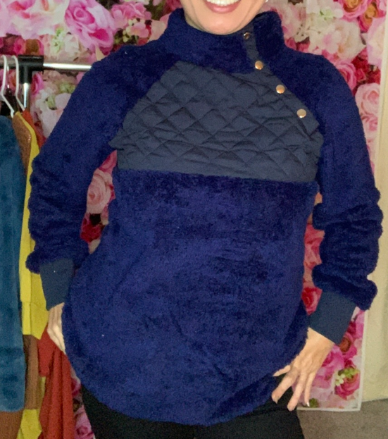 Beautiful Fleece Fabric Sweater - Super Soft