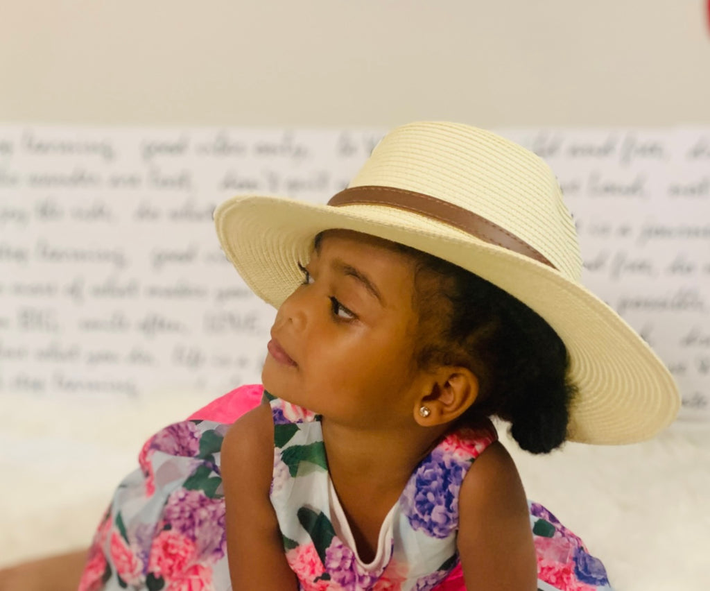 Very Elegant Straw Hat - Beige Color