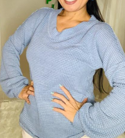 Beautiful long sleeve top with flowy sleeve