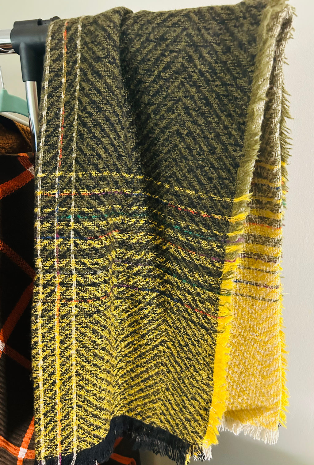 Black & Yellow Large Scarf