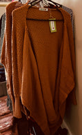 Fall Color Full Body Cardigan Pullover