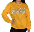 MAMA Yellow Sweater