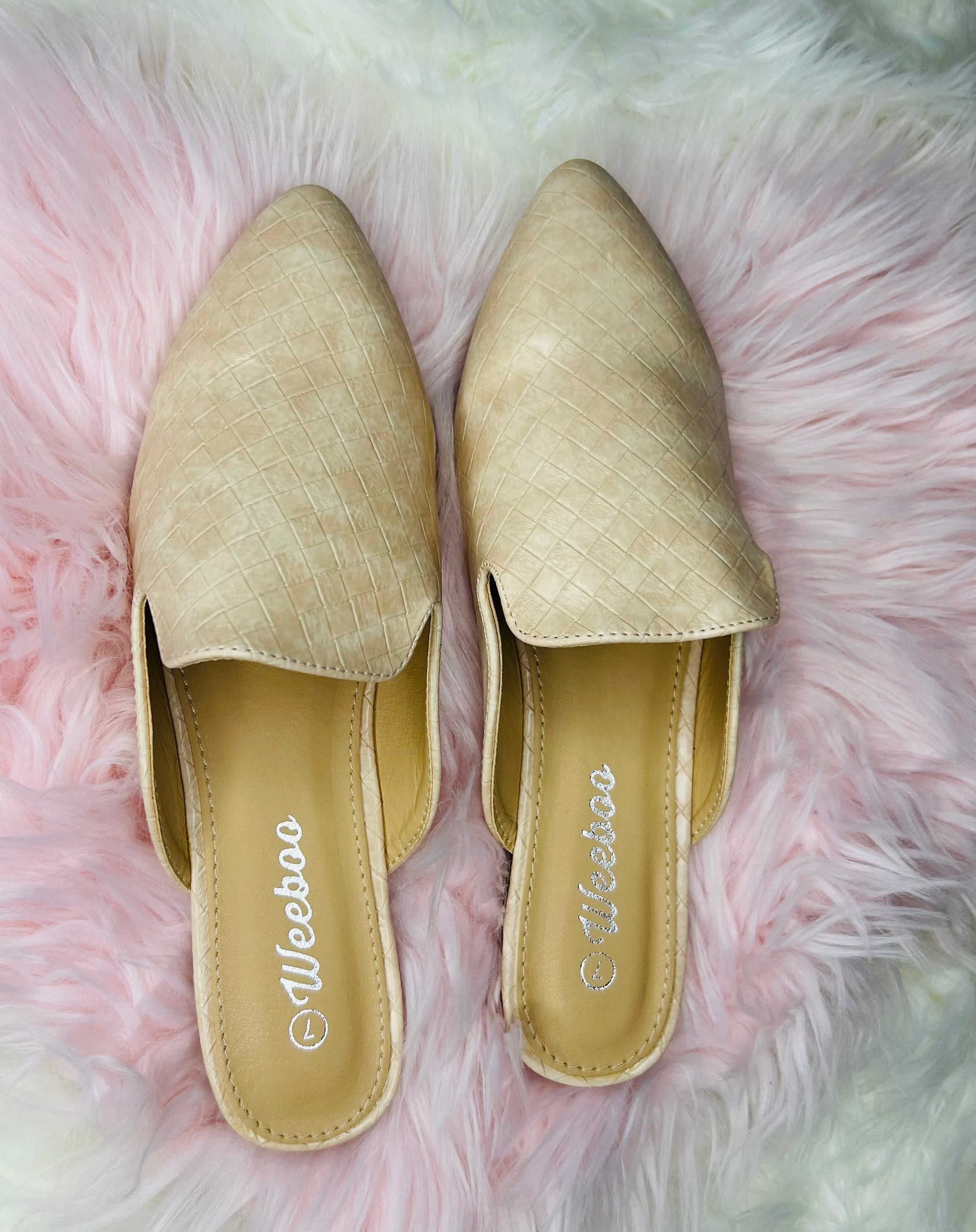 Weeboo Beige Loafer Shoes