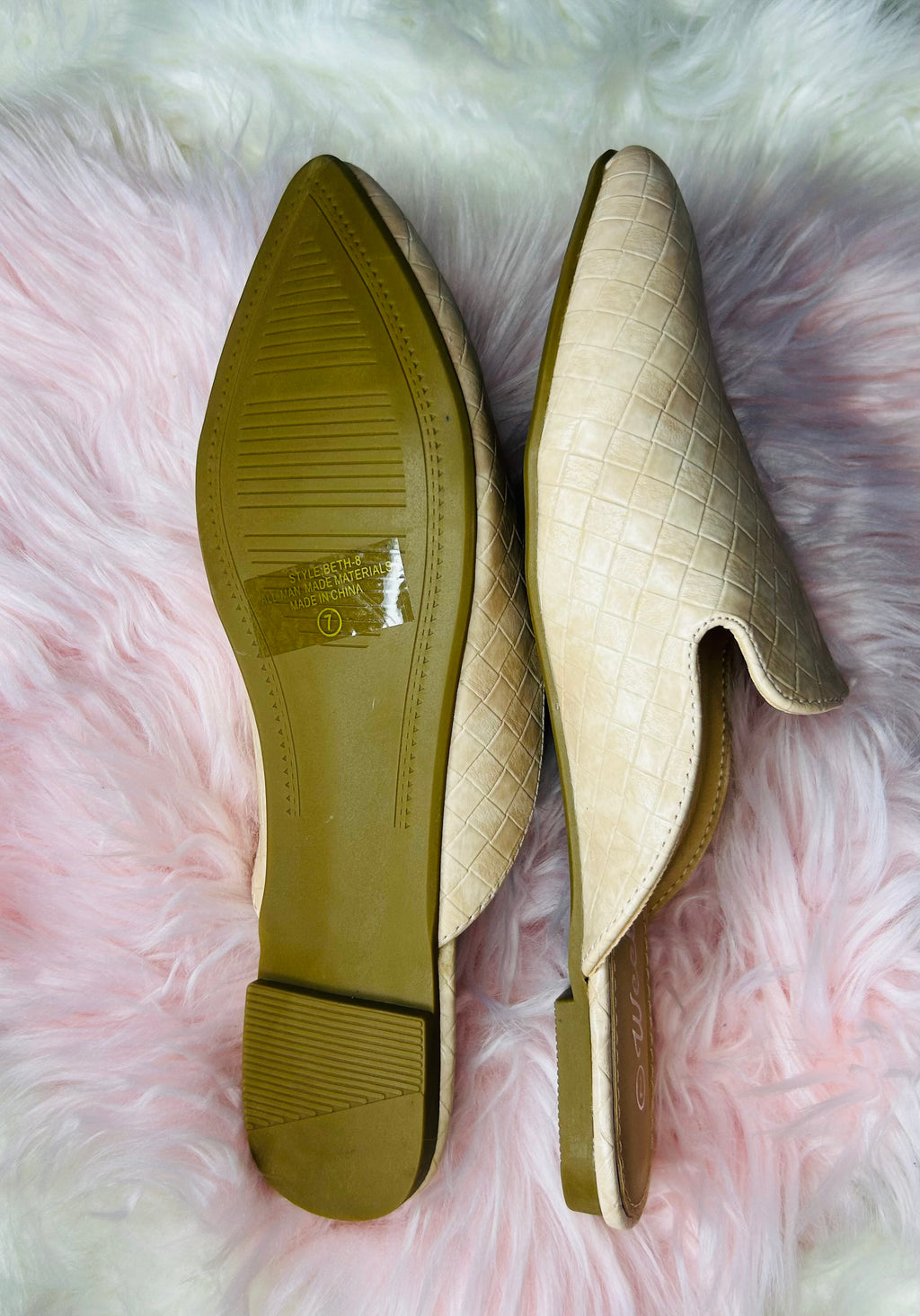 Weeboo Beige Loafer Shoes